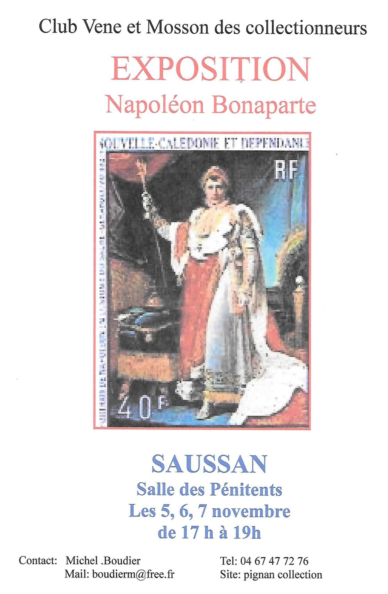 20251105 affiche expo napoleon bonaparte saussan